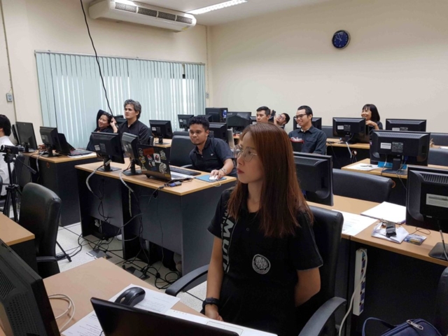 การฝึกอบรมเชิงปฏิบัติการบุคลากรภายใน เรื่องการทำเทคนิคพิเศษสำหรับงานพัฒนาสื่อการเรียนการสอนโดยใช้โปรแกรม After Effec